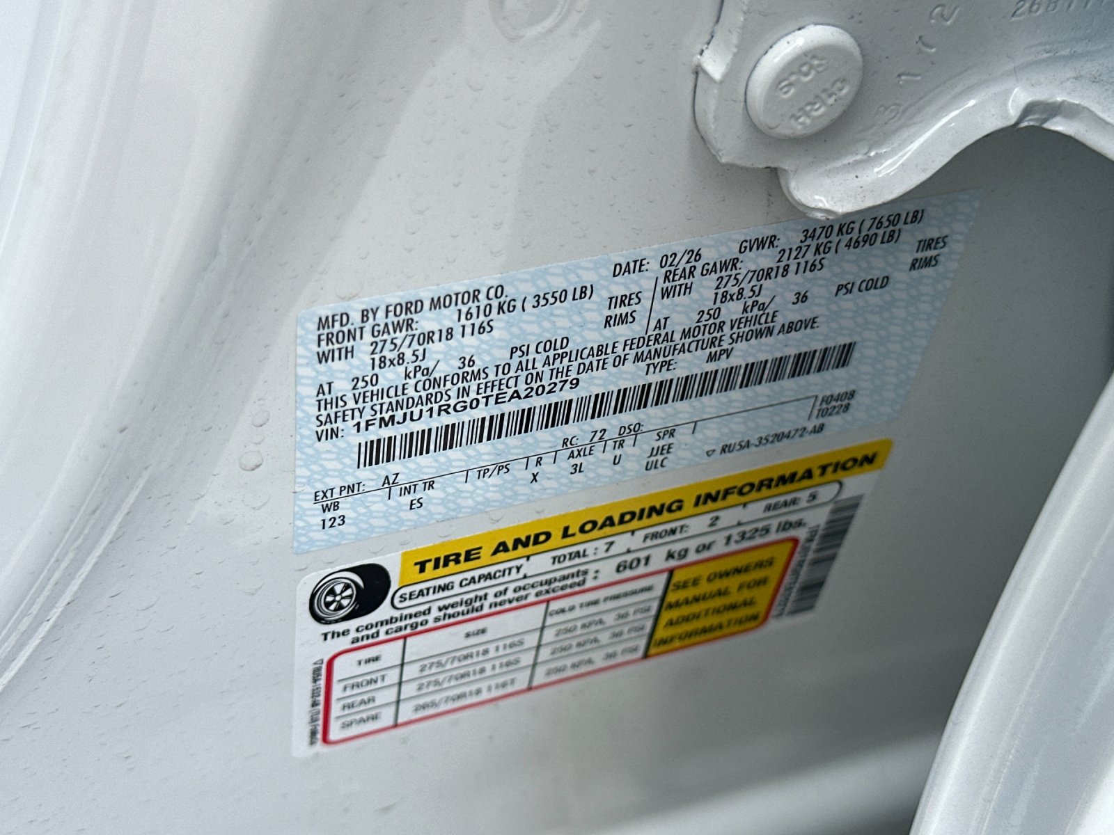 New 2026 White Ford Tremor image 29