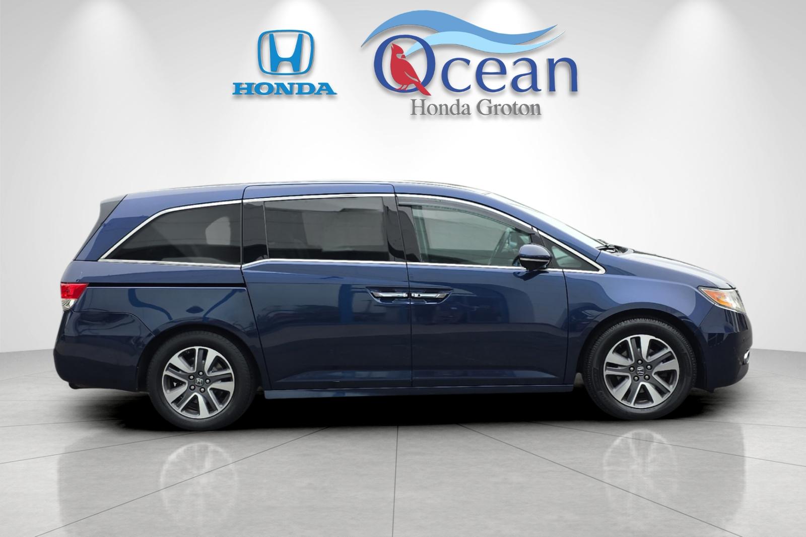 Used 2016 Honda Odyssey Touring with VIN 5FNRL5H9XGB001974 for sale in Groton, CT