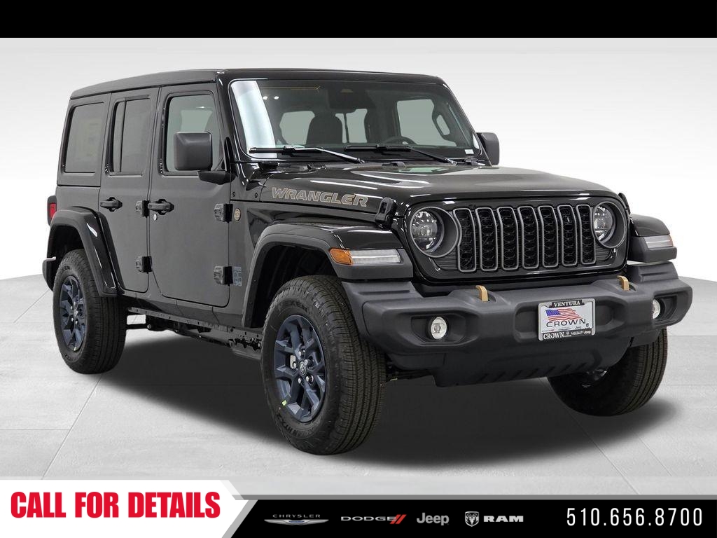 New 2026 Black Clear-Coat Exterior Paint Jeep 85th Anniversary Edition image 3