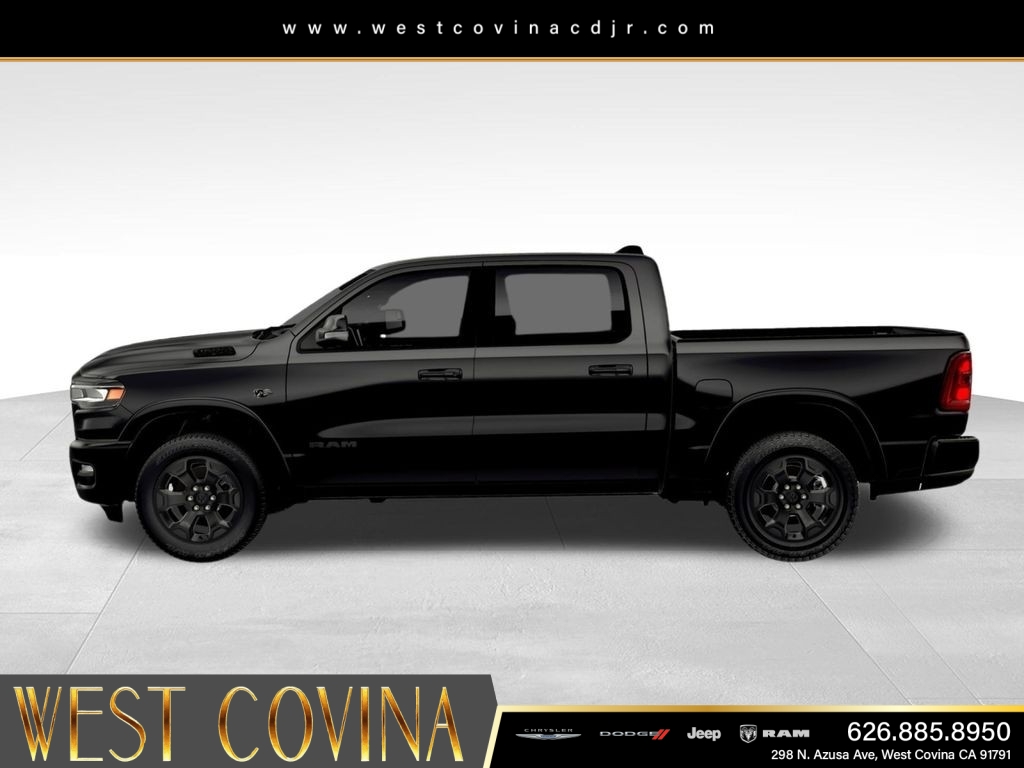 New 2026 Diamond Black Crystal Pearl-Coat Exterior Paint RAM Big Horn/Lone Star image 3