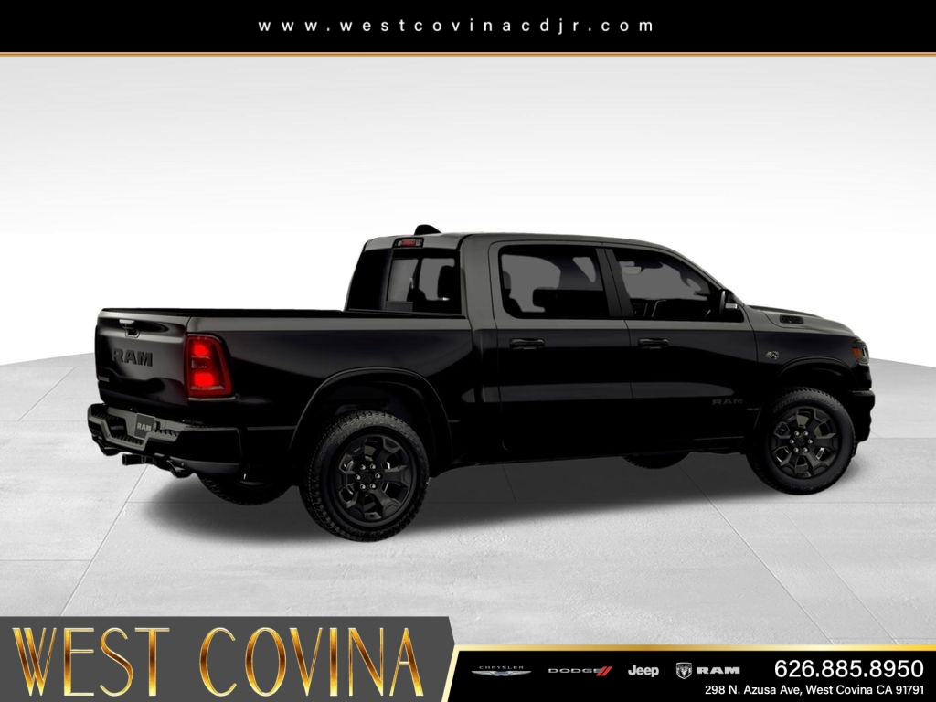 New 2026 Diamond Black Crystal Pearl-Coat Exterior Paint RAM Big Horn/Lone Star image 7
