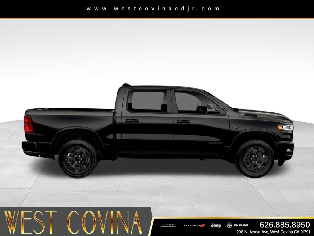 New 2026 Diamond Black Crystal Pearl-Coat Exterior Paint RAM Big Horn/Lone Star image 8