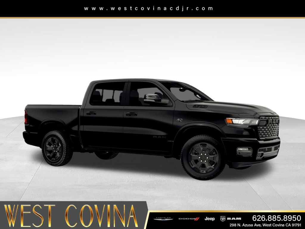 New 2026 Diamond Black Crystal Pearl-Coat Exterior Paint RAM Big Horn/Lone Star image 9