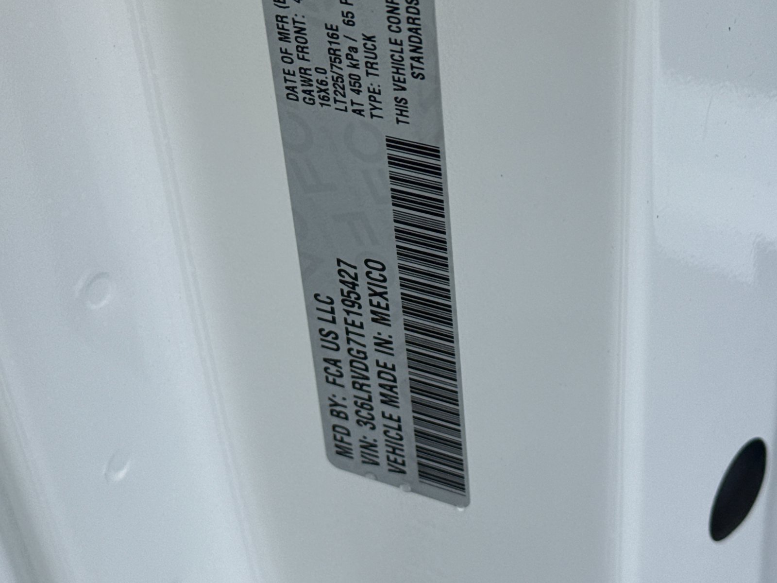 New 2026 Bright White Clearcoat RAM High Roof image 27