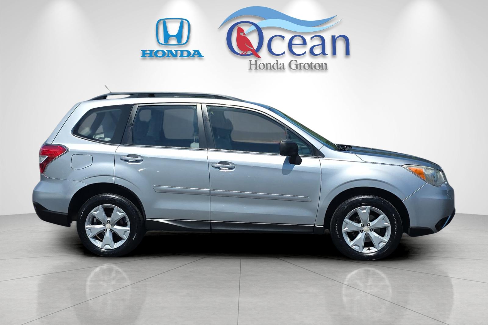 Used 2015 Subaru Forester i with VIN JF2SJABC6FH530861 for sale in Groton, CT