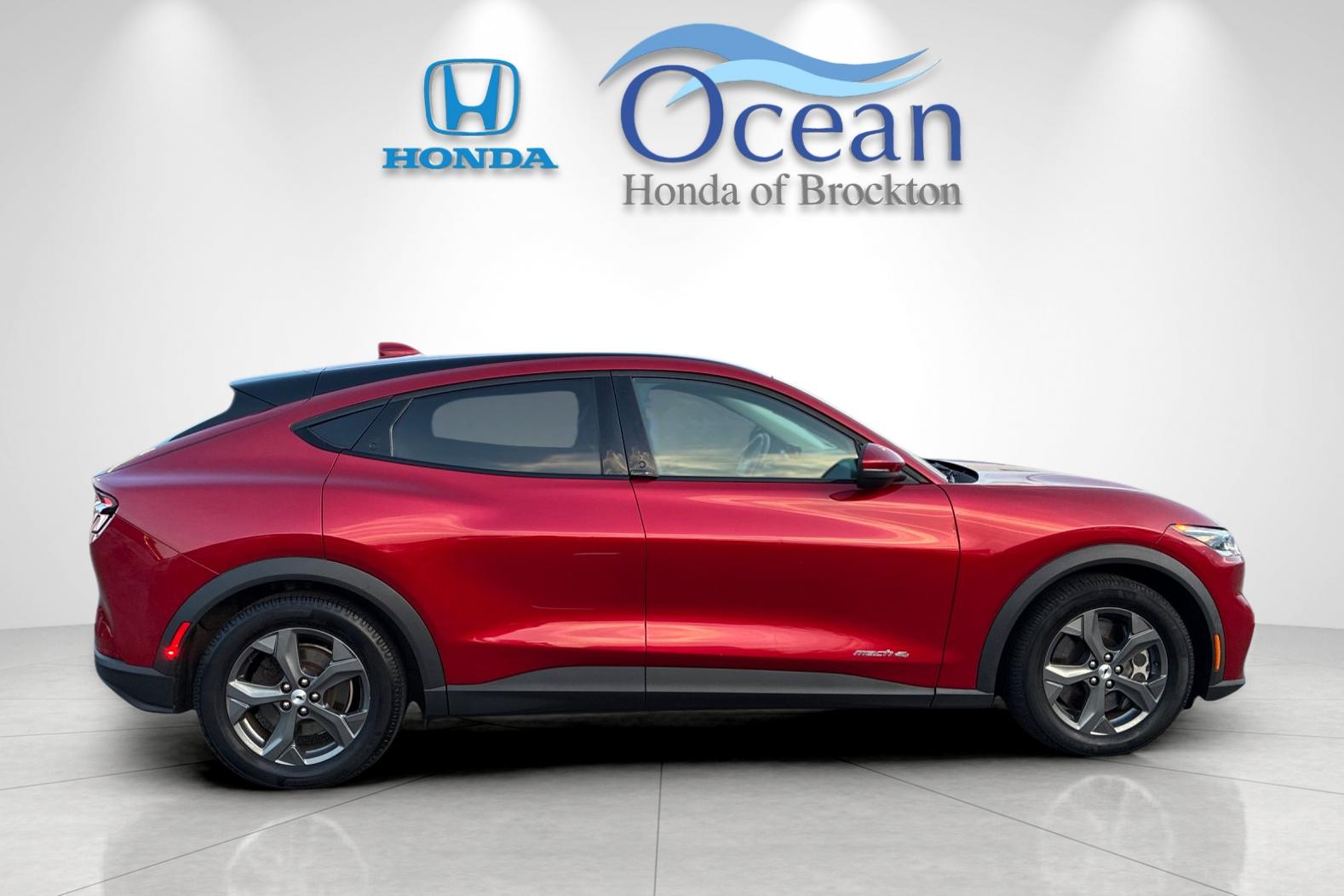Used 2021 Ford Mustang Mach-E Select AWD with VIN 3FMTK1SS7MMA19624 for sale in Brockton, MA