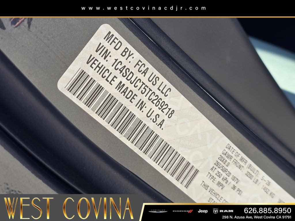 New 2026 Vapor Gray Exterior Paint Dodge GT Plus HEMI V8 image 22