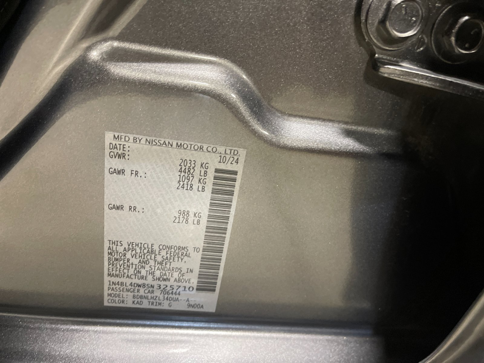 Used 2025 Gray Nissan 2.5 SV image 31