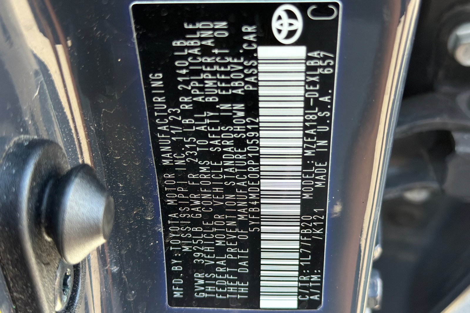 Used 2024  Toyota LE image 23