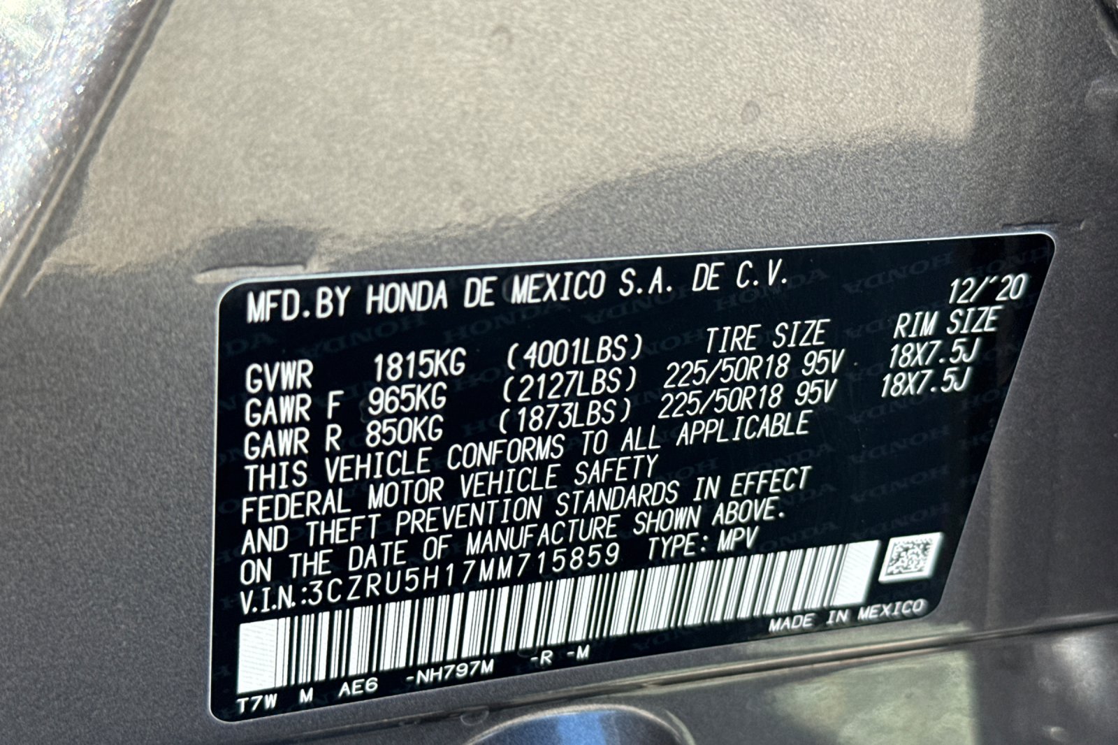 Certified Used 2021 Modern Steel Metallic Honda Sport image 27