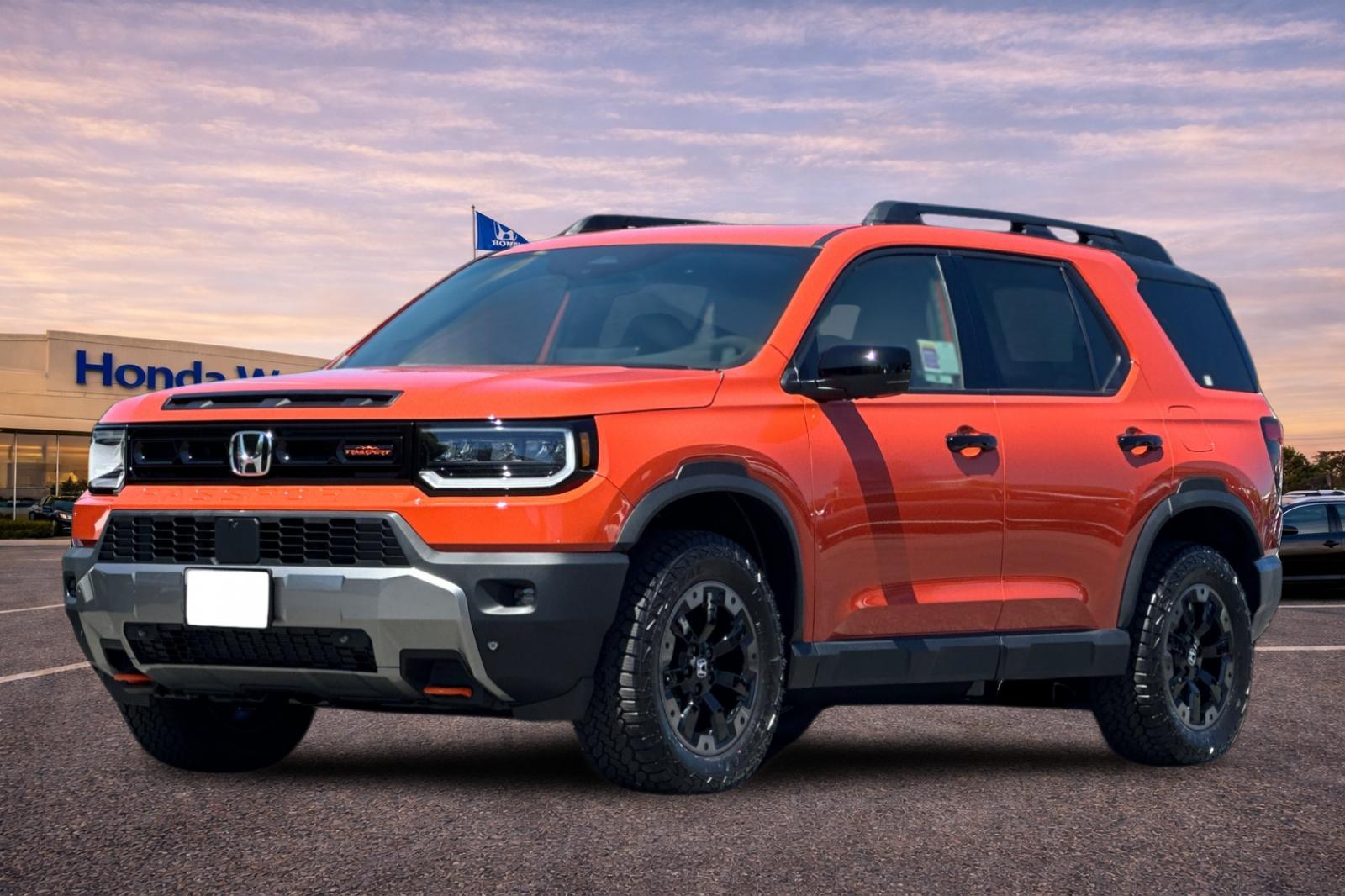 New 2026 Sunset Orange Honda TrailSport Elite image 8