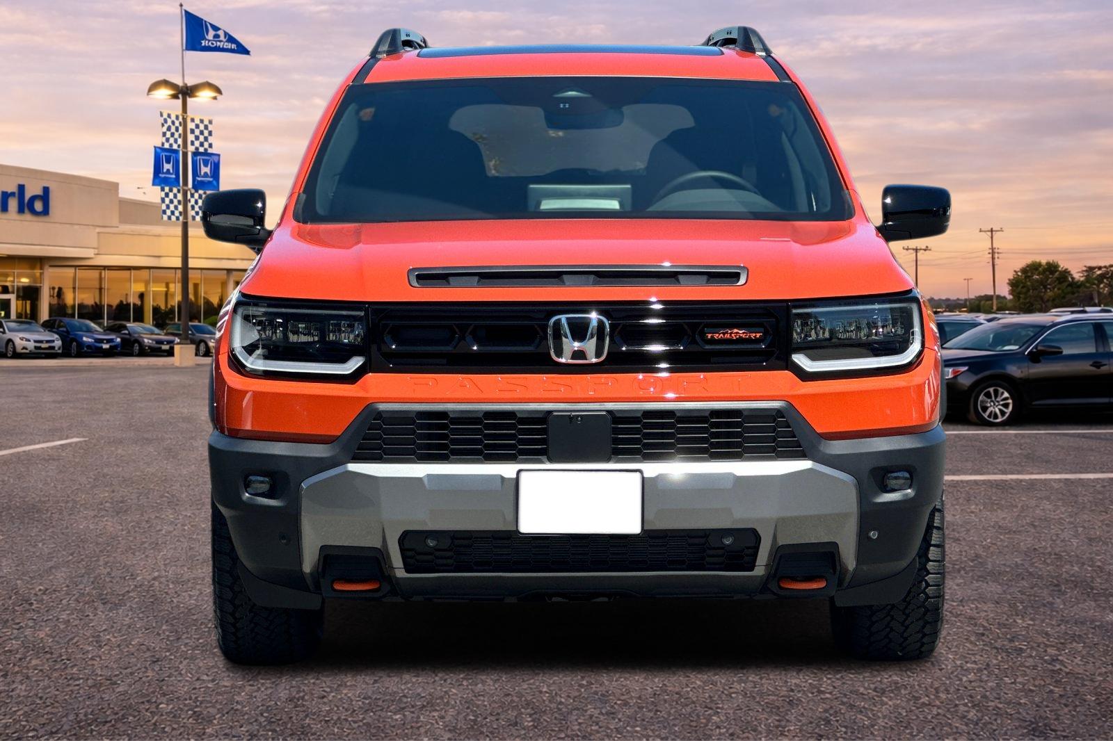 New 2026 Sunset Orange Honda TrailSport Elite image 9