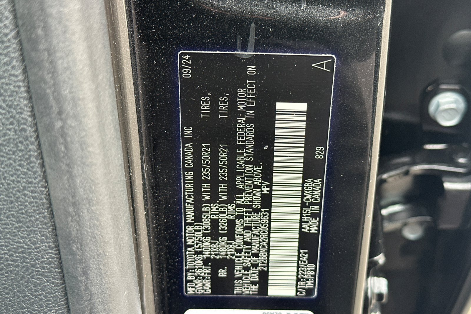 Used 2024 Black Lexus 350h Premium image 29