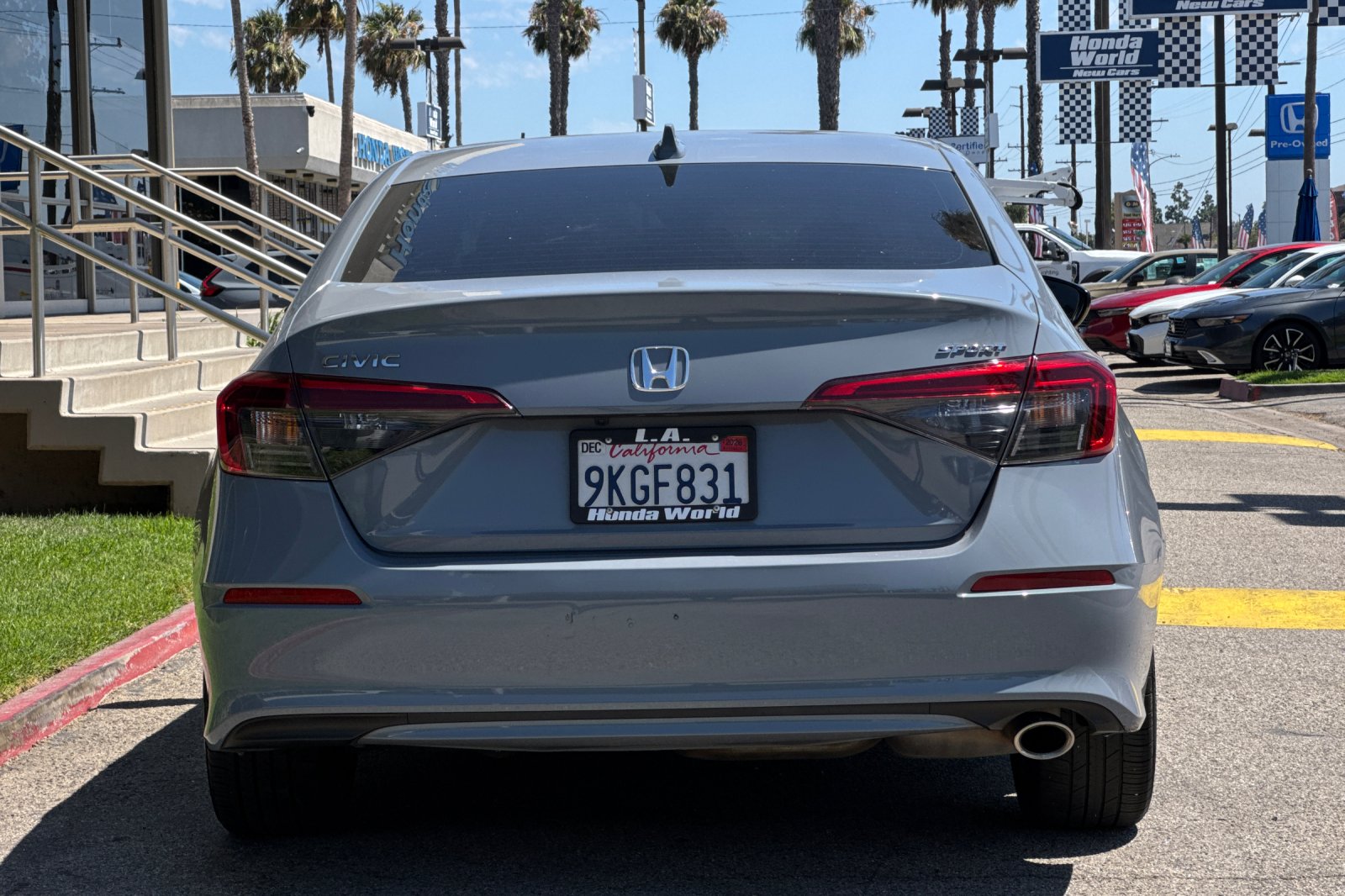 Certified Used 2024 Sonic Gray Pearl Honda 2.0L 4D SPORT image 6