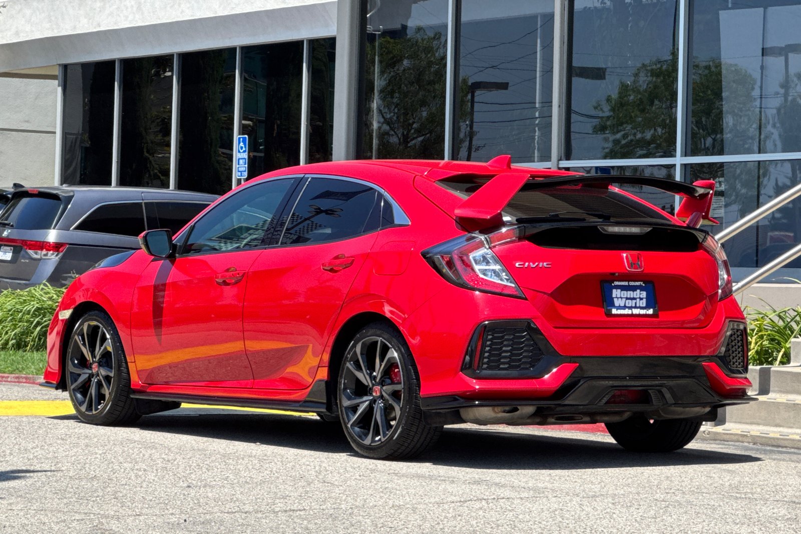 Certified Used 2019 Rallye Red Honda EX image 6