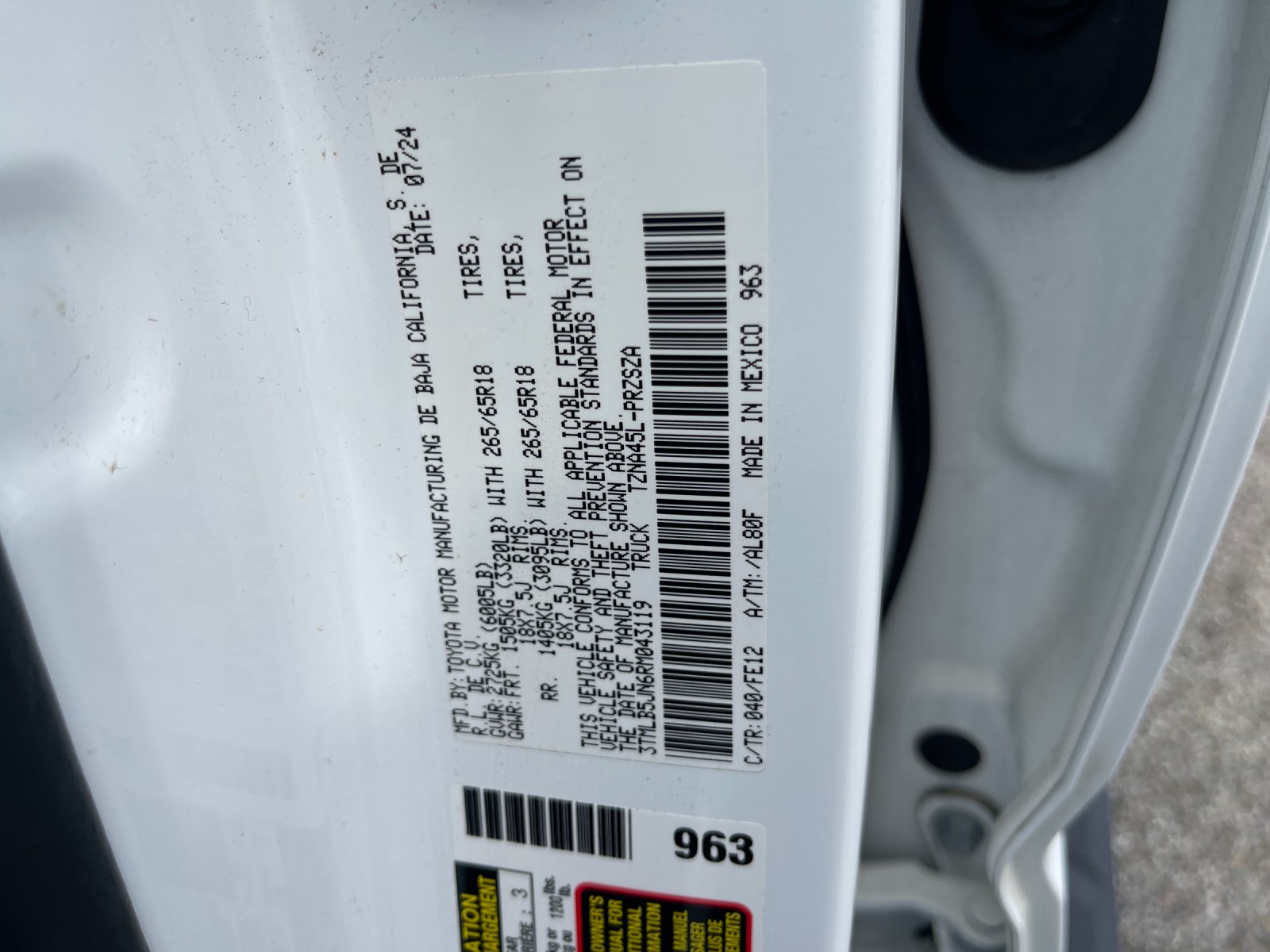 Used 2024 White Toyota TRD Sport image 31