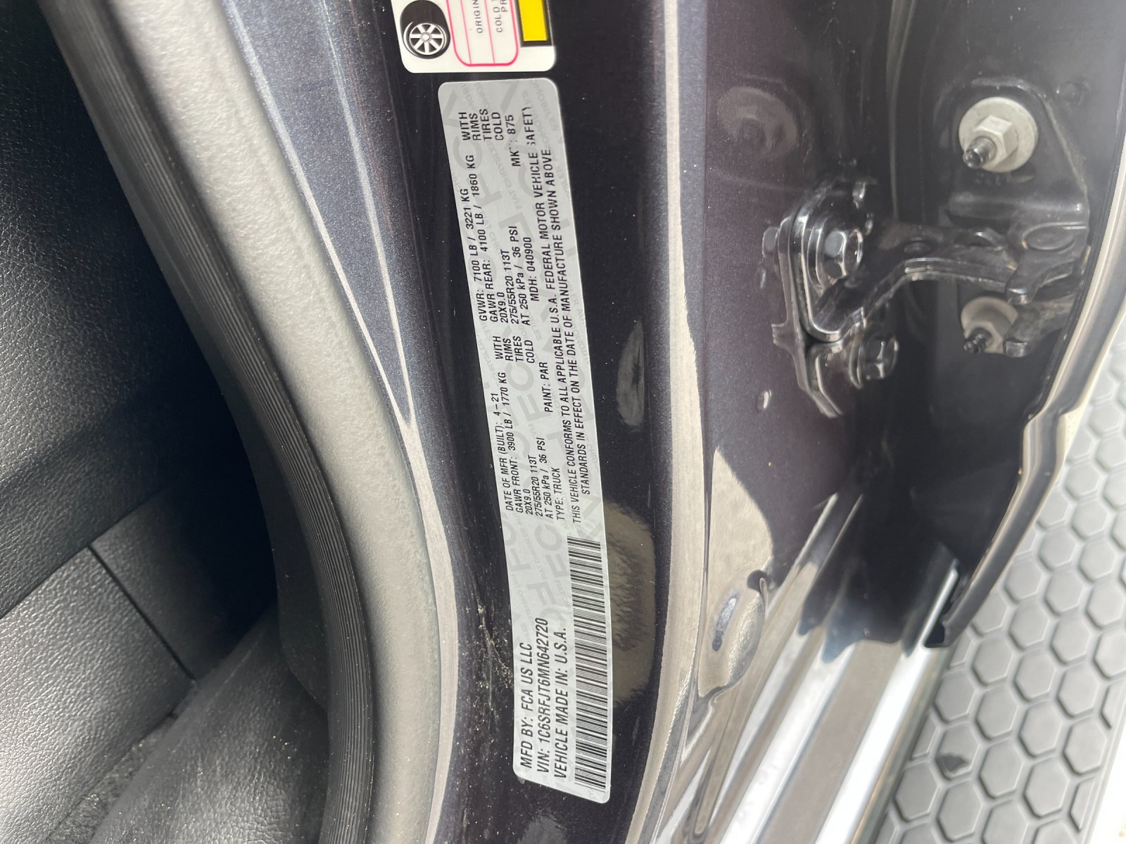 Used 2021 Gray Ram Laramie image 31