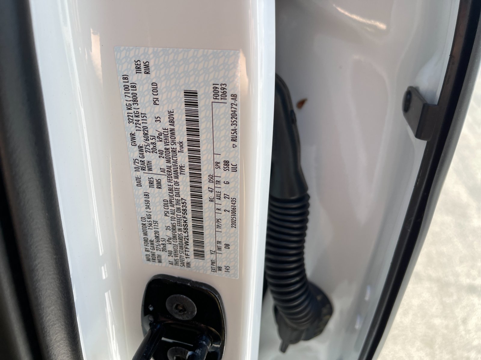 Used 2025 White Ford STX image 30