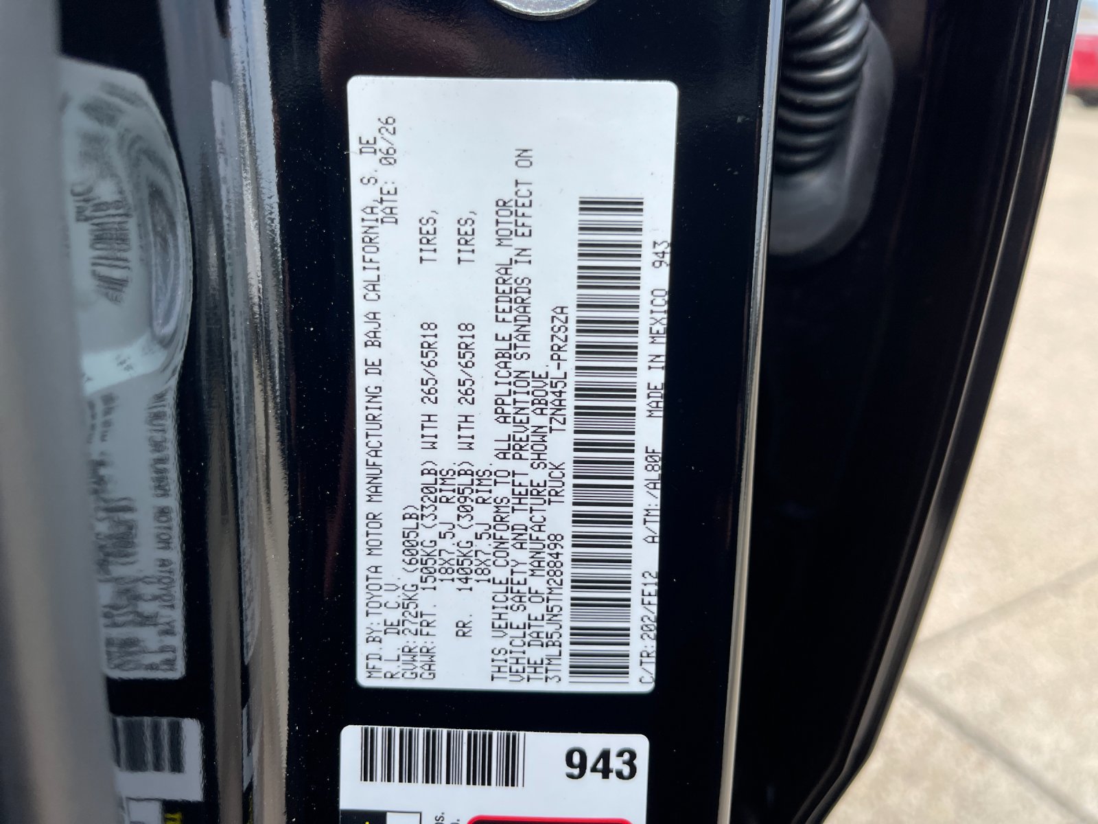 New 2026 Black Toyota TRD Sport image 31