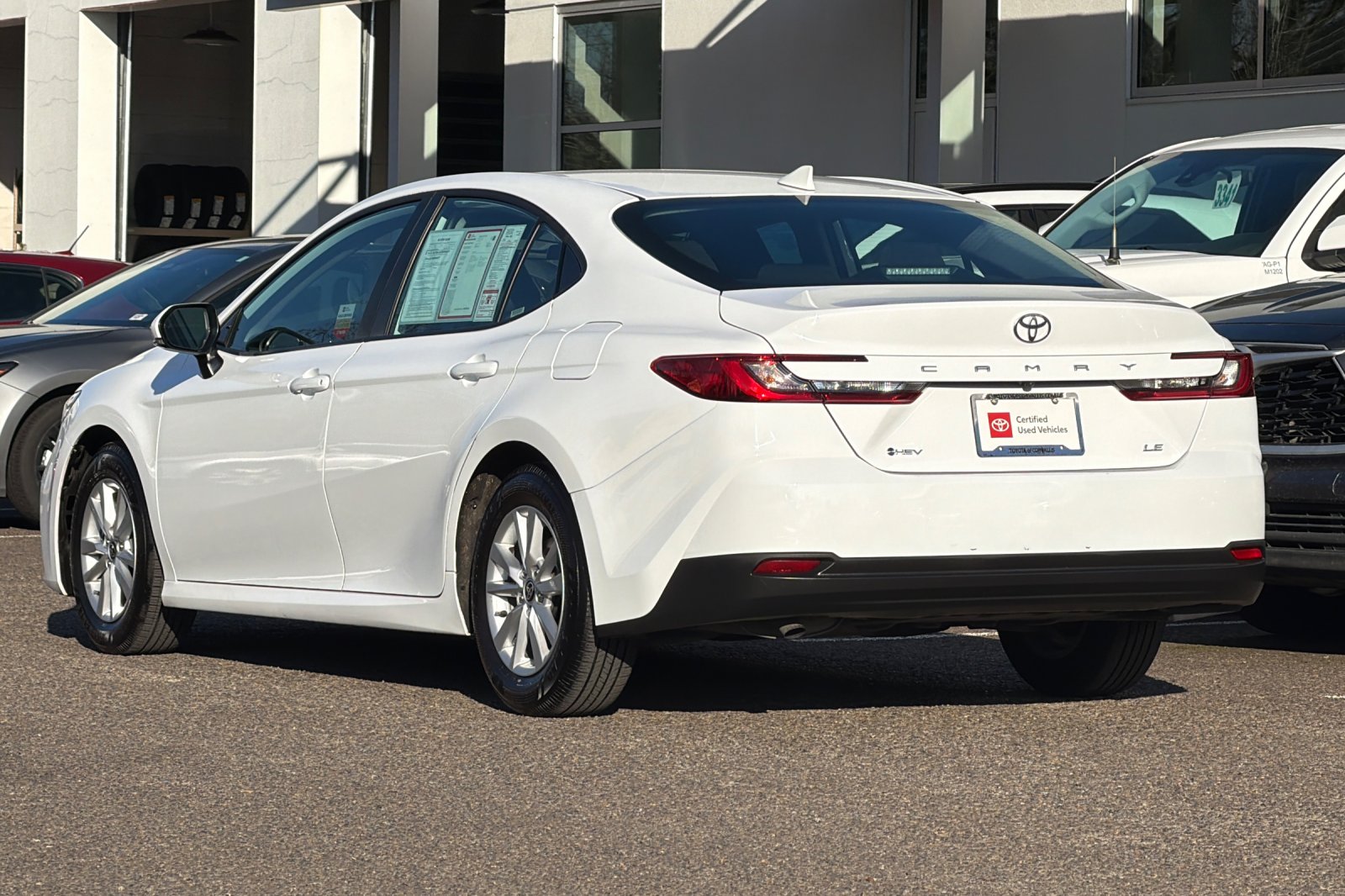 Used 2025 White Toyota LE image 6
