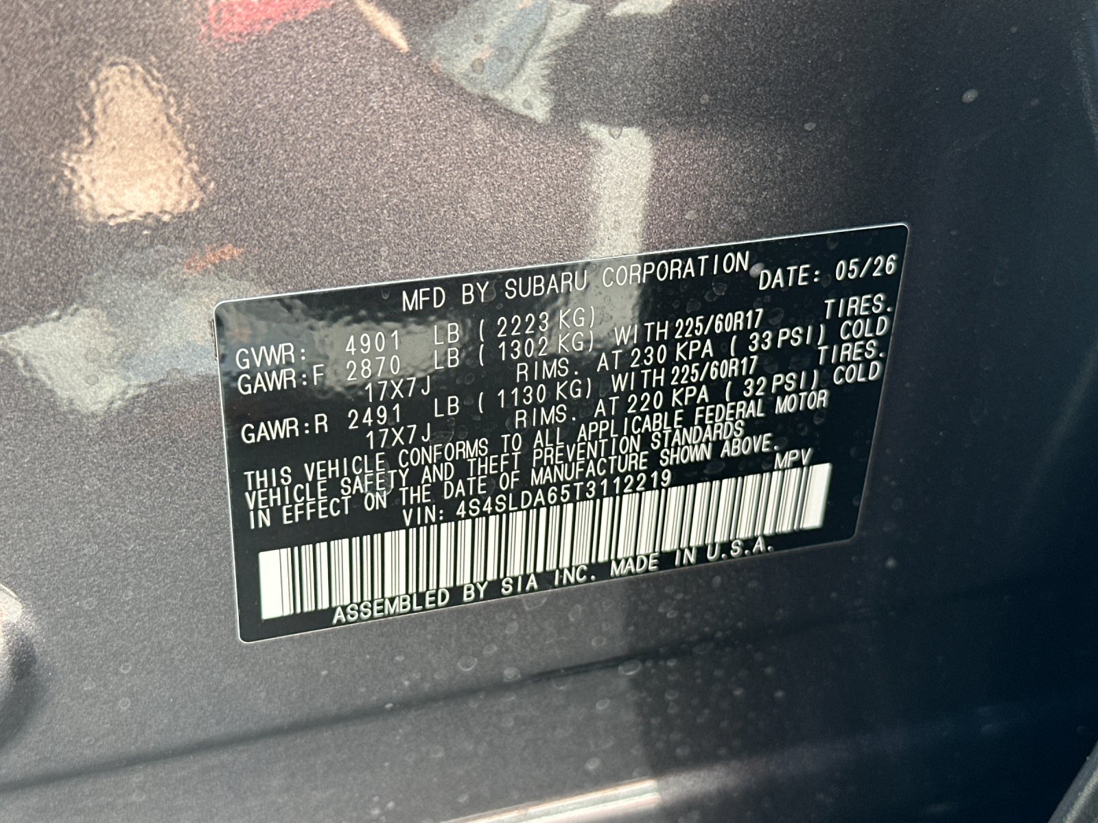 New 2026 Magnetite Gray Metallic Subaru Base image 27