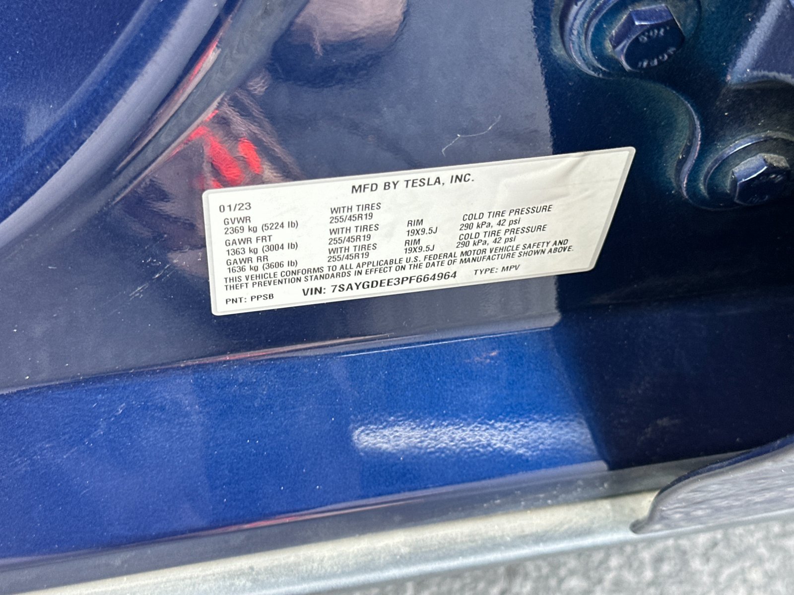 Used 2023 Blue Tesla Long Range image 28