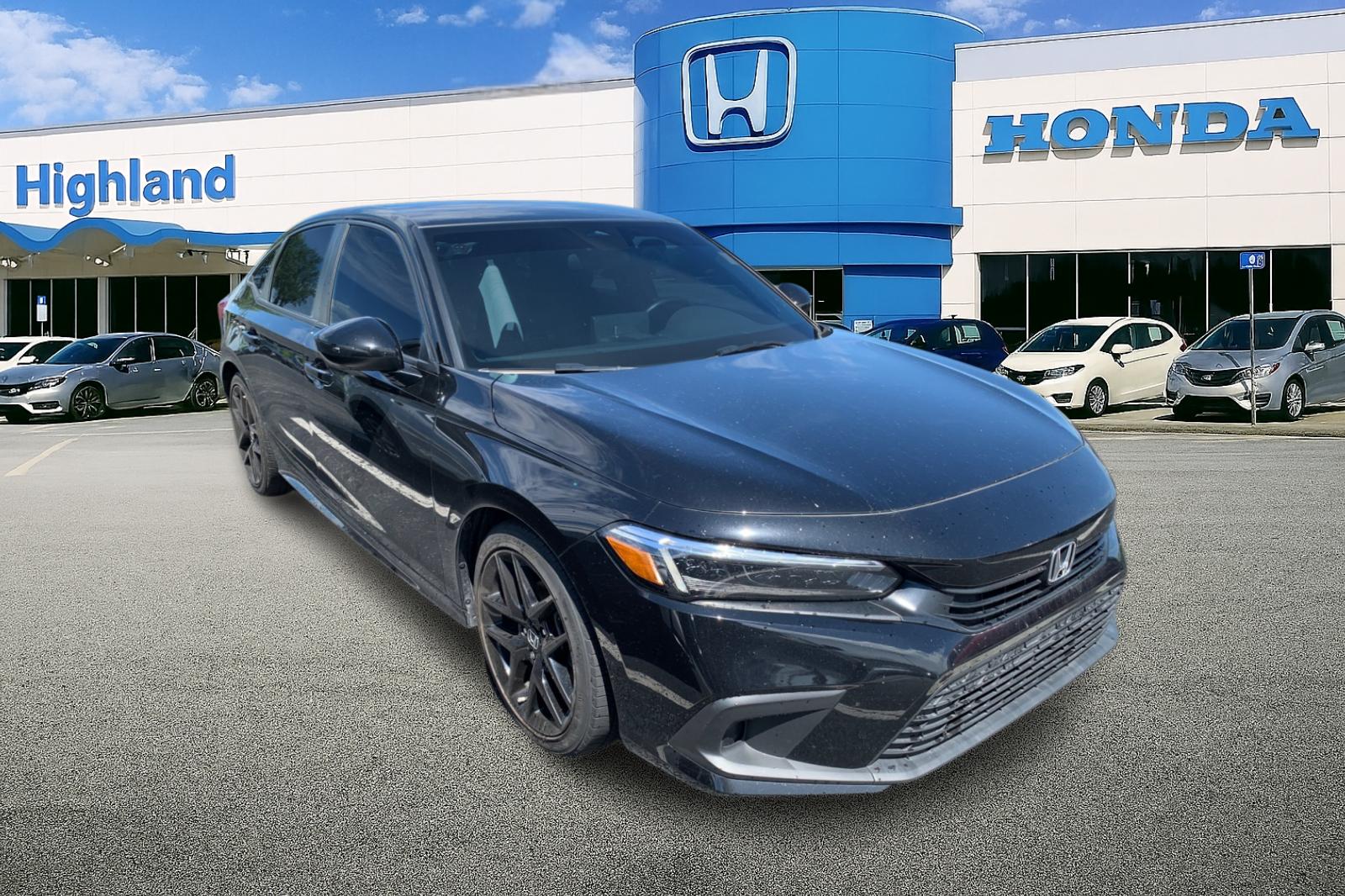 Certified Used 2023 Crystal Black Pearl Honda 2.0L 4D SPORT image 6
