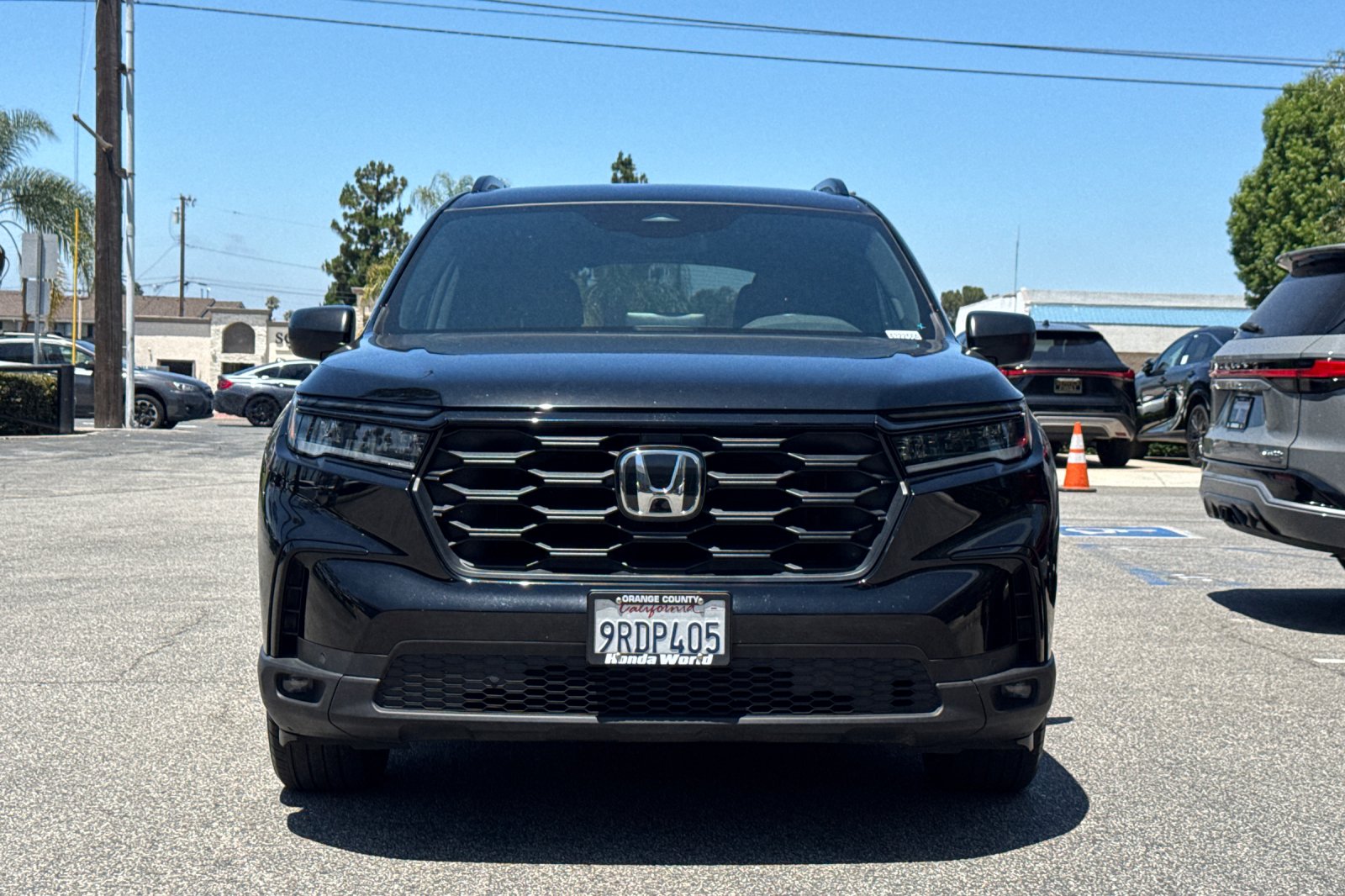 Certified Used 2025 Crystal Black Pearl Honda Sport image 3