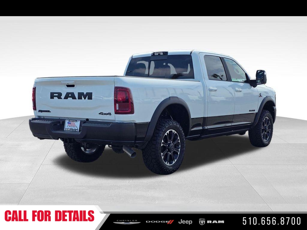 New 2026 Bright White Clear-Coat Exterior Paint RAM Rebel image 5