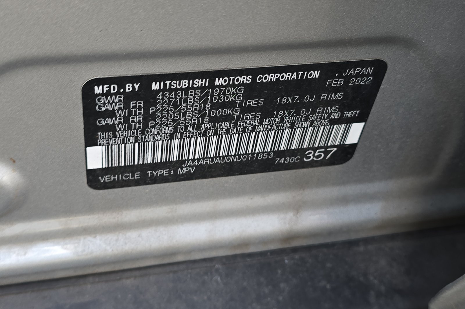Used 2022  Mitsubishi 2.0 LE image 12