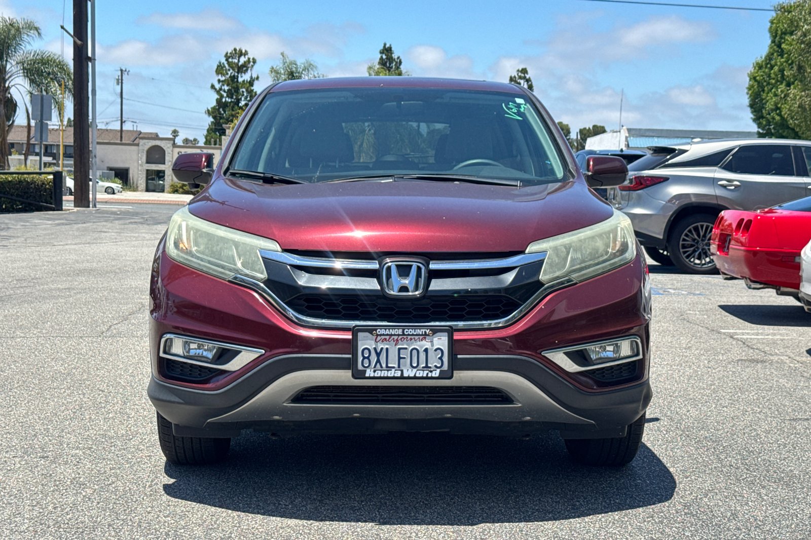 Certified Used 2016 Basque Red Pearl II Honda EX image 3