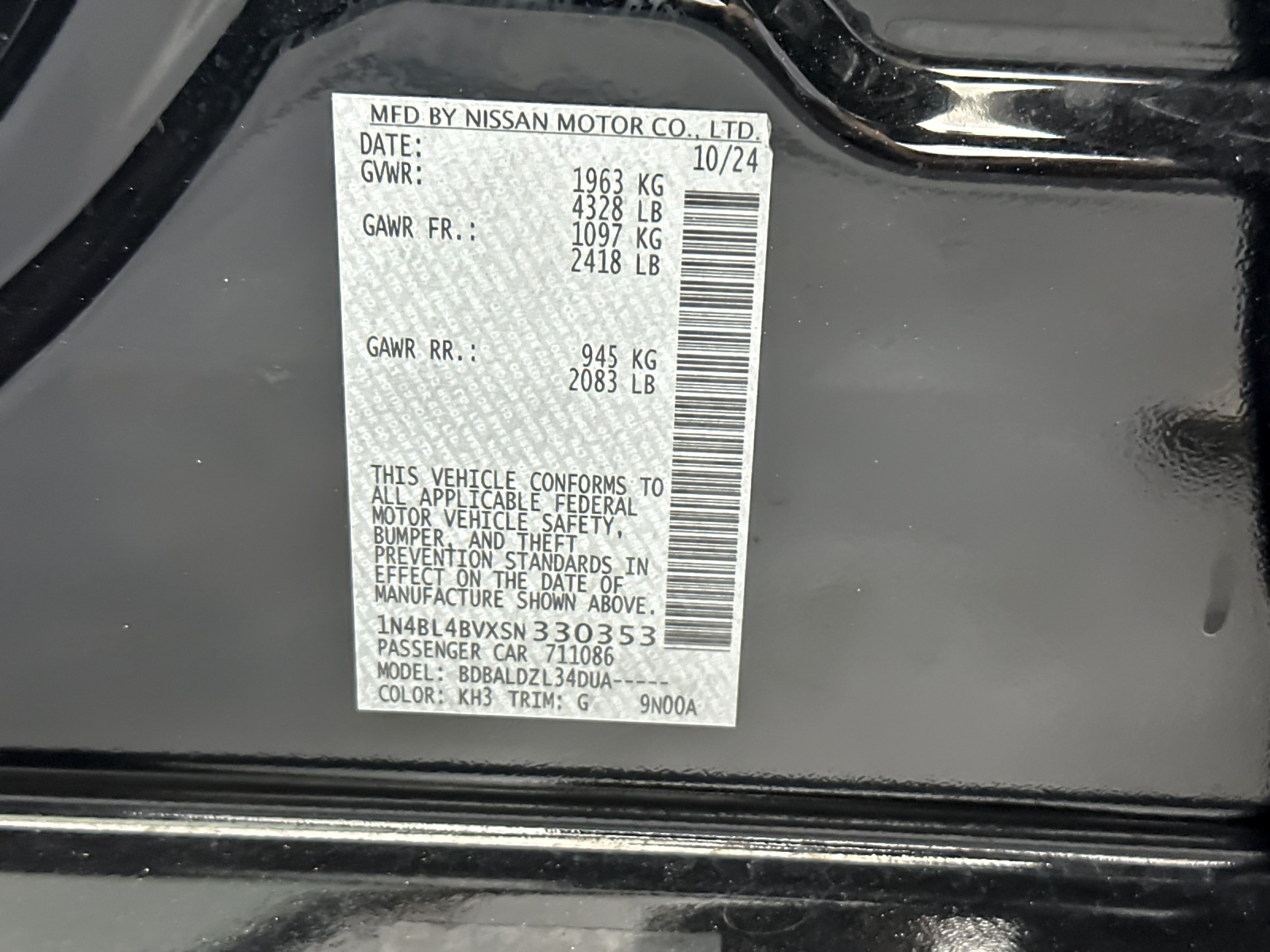 Used 2025 Black Nissan 2.5 S image 26
