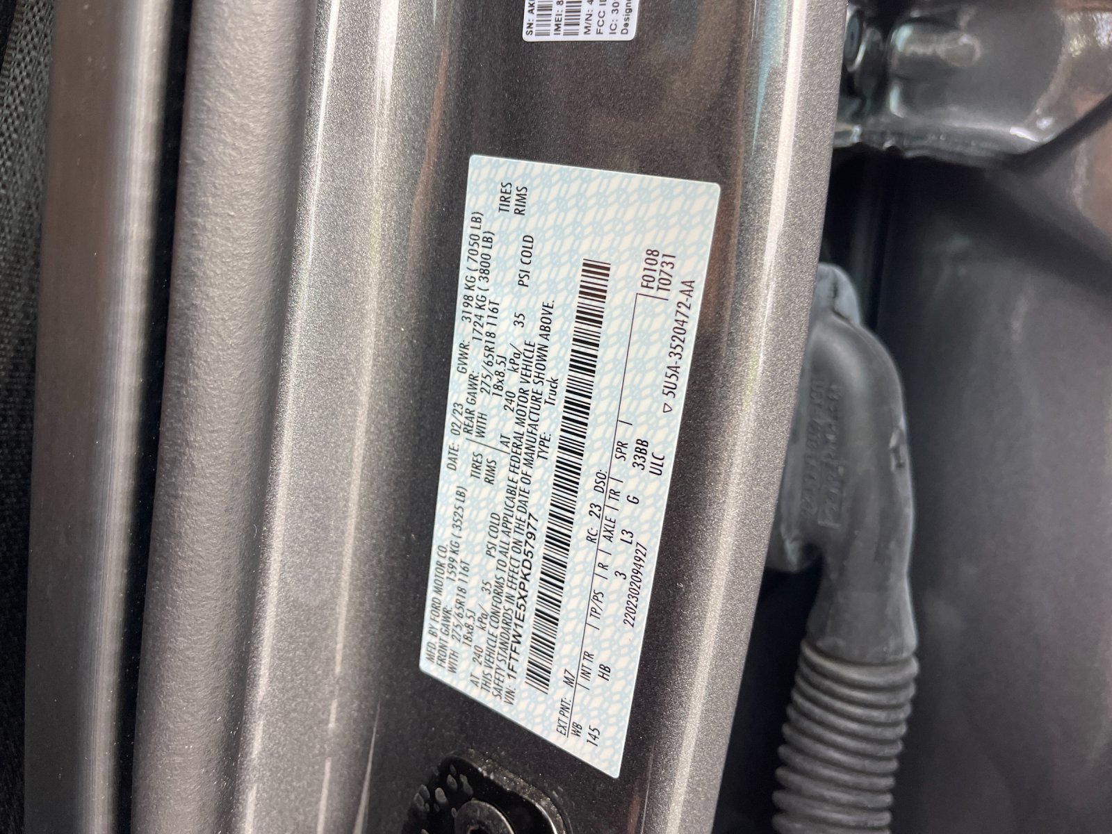 Used 2023 Gray Ford Lariat image 32