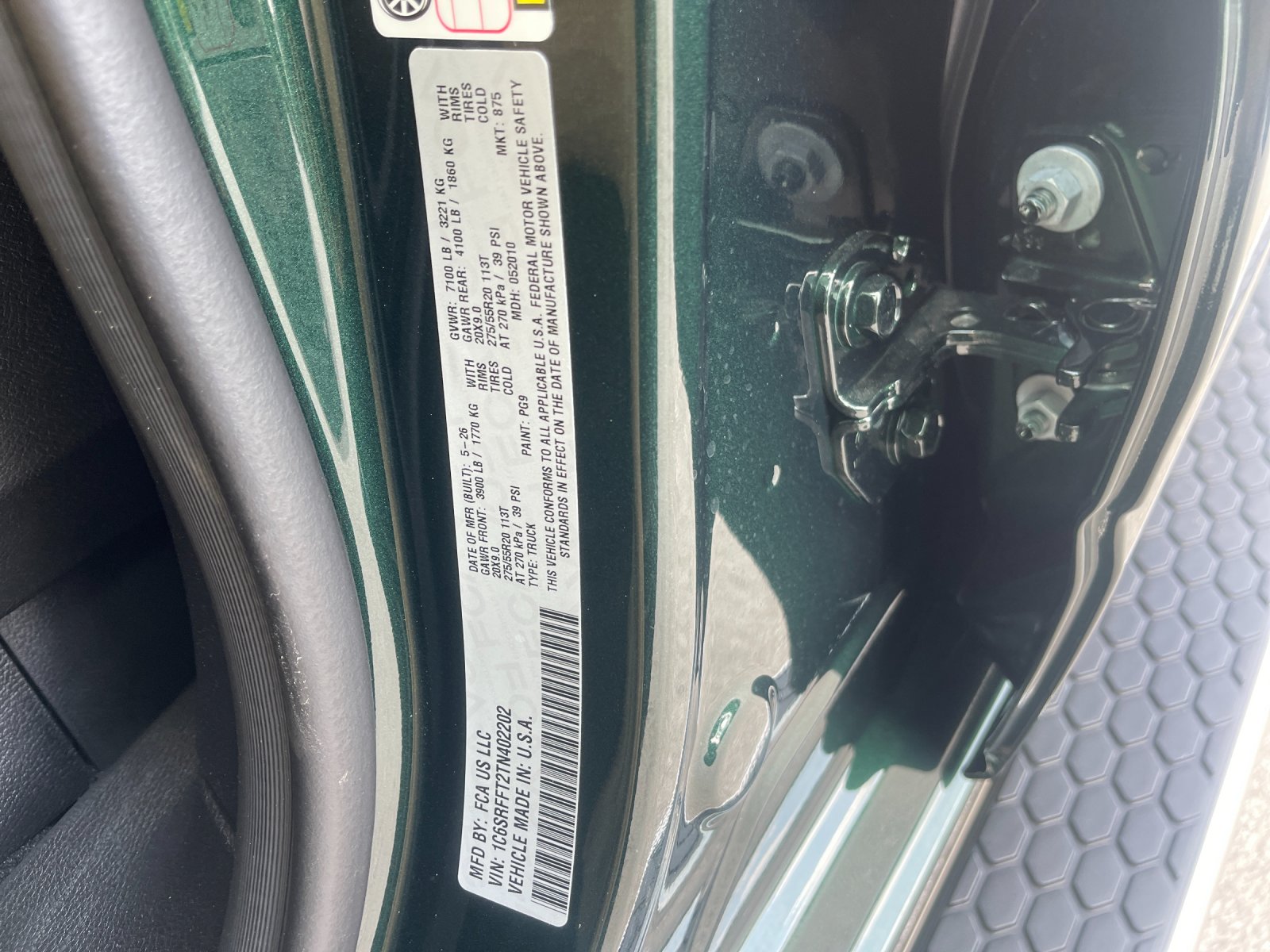 New 2026 Serrano-Green Metallic Exterior Paint RAM Big Horn/Lone Star image 31