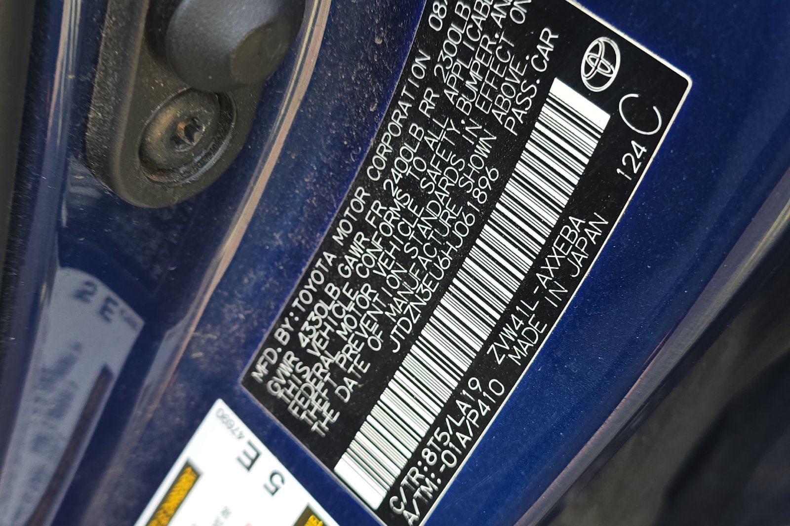 Used 2017 Blue Toyota Five image 12