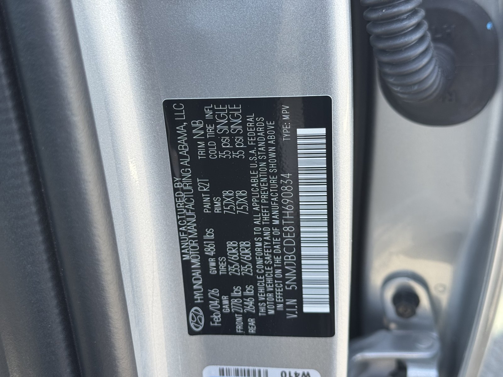 Used 2026 Silver Hyundai SEL image 28