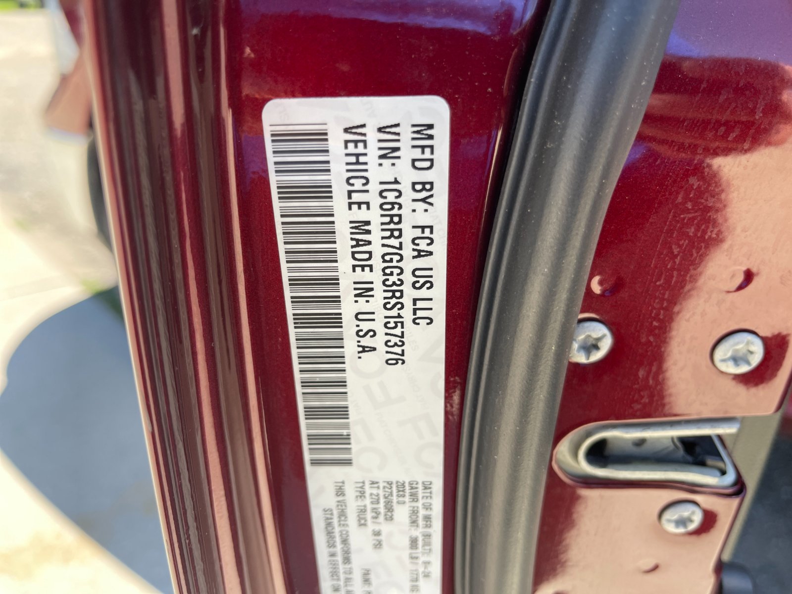 Used 2024 Red Ram SLT image 10