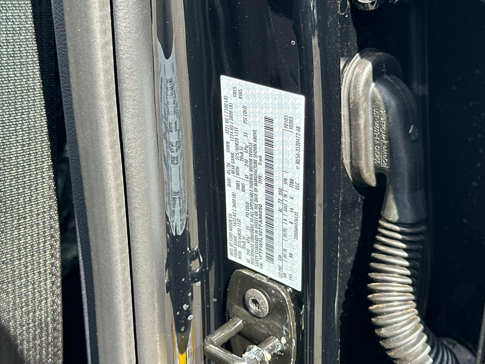 New 2026 Agate Black Metallic Ford Lariat® image 27