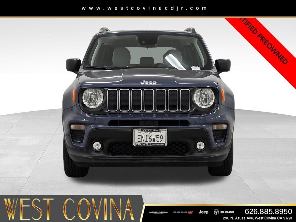 Certified Used 2022 Blue Jeep Latitude image 2
