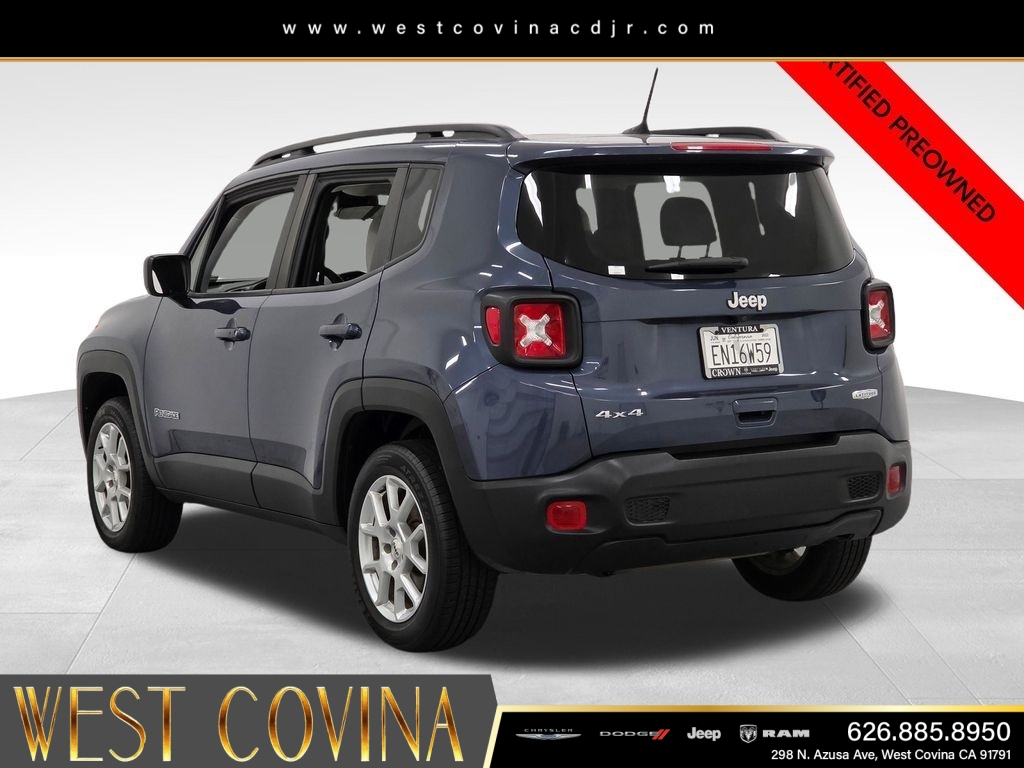 Certified Used 2022 Blue Jeep Latitude image 5