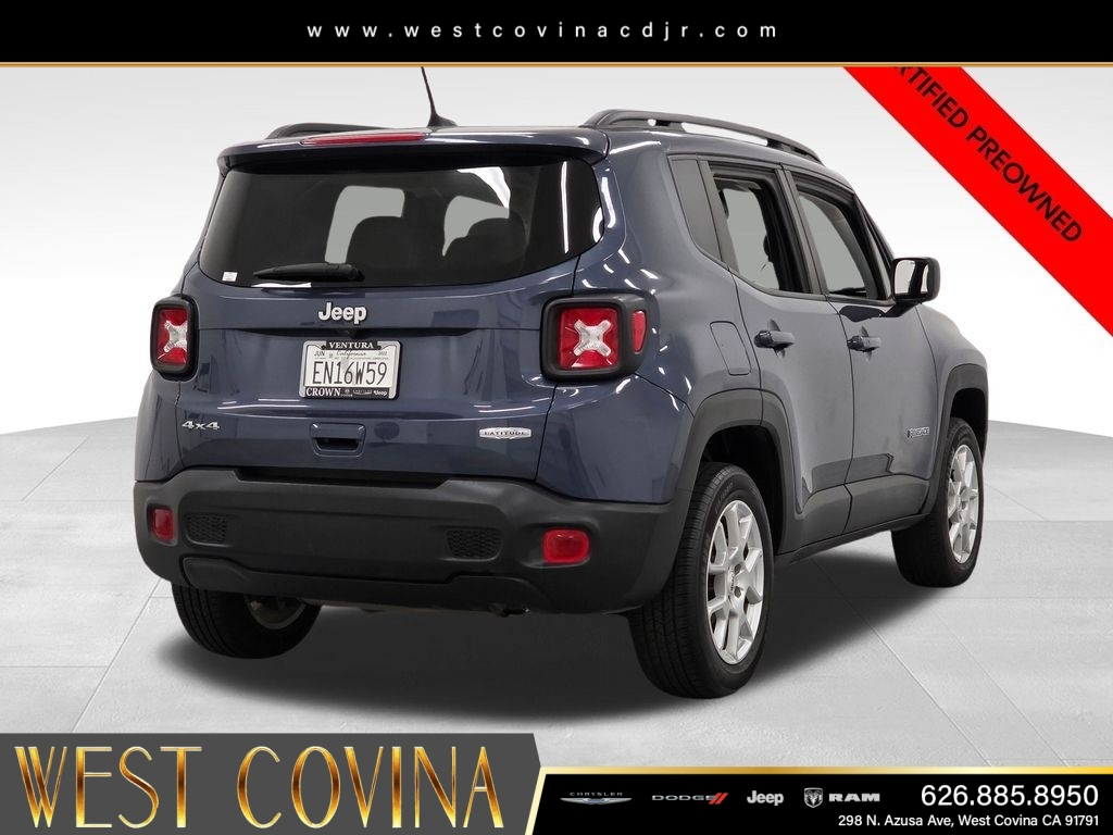 Certified Used 2022 Blue Jeep Latitude image 7