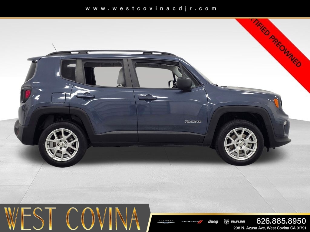 Certified Used 2022 Blue Jeep Latitude image 8