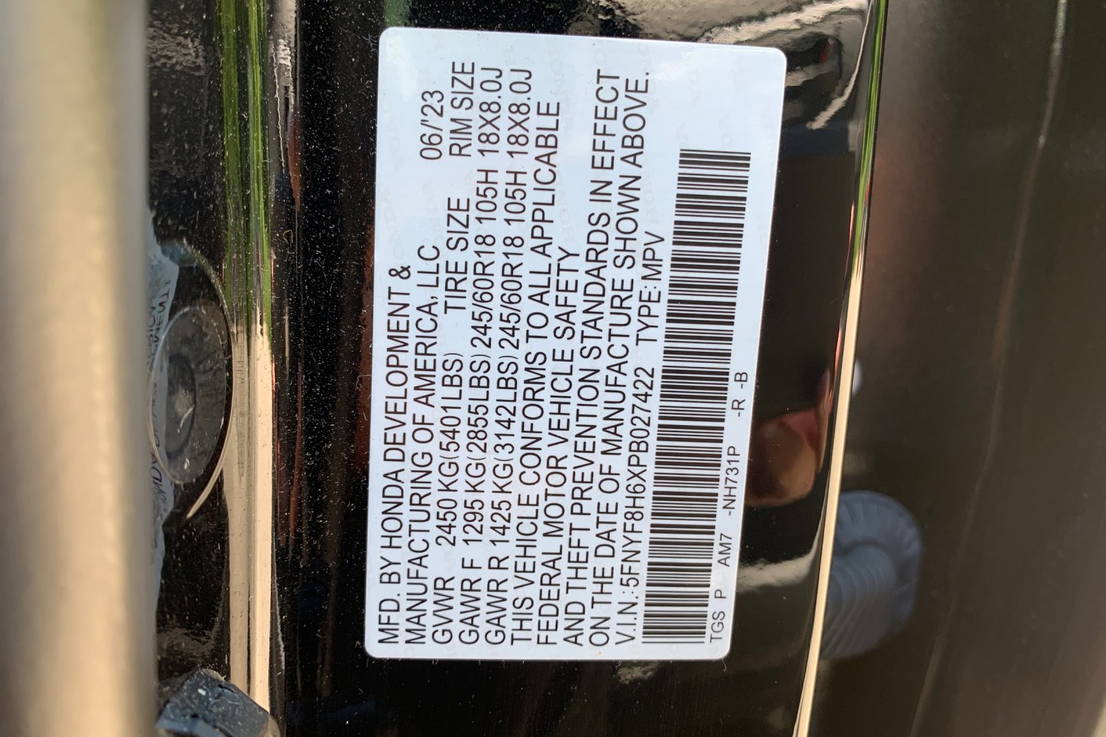 Certified Used 2023 Crystal Black Pearl Honda TrailSport image 35