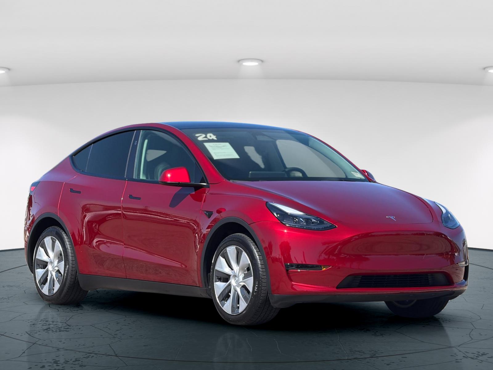 Used 2024 Ultra Red Tesla Long Range 4D Sport Utility image 9