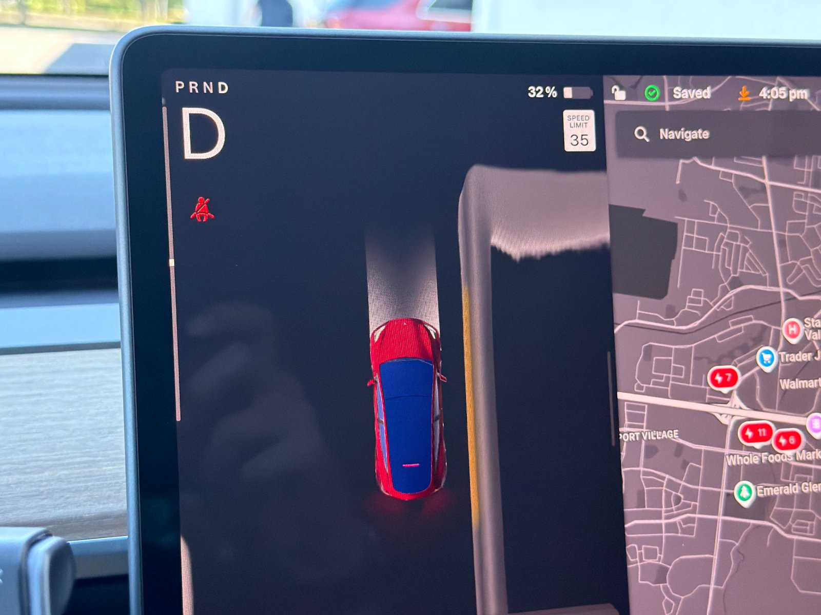 Used 2024 Ultra Red Tesla Long Range 4D Sport Utility image 31