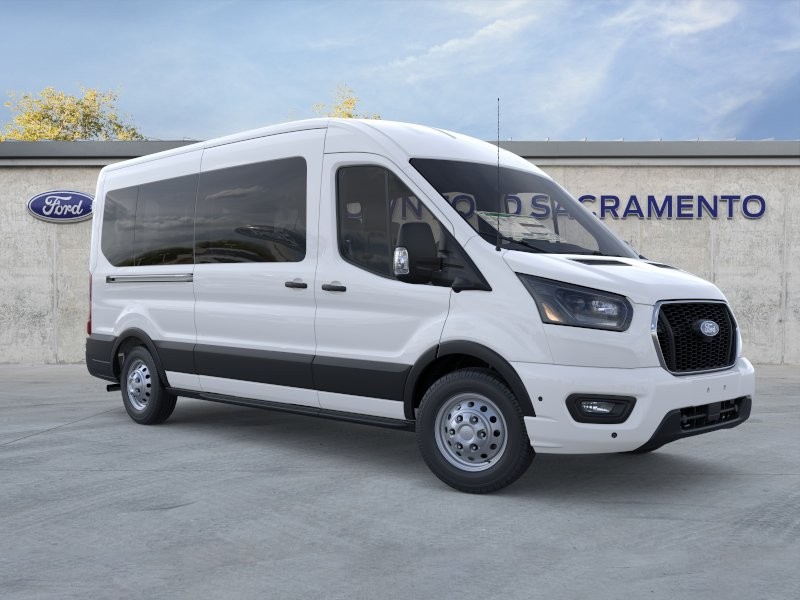 New 2026 Oxford White Ford Passenger Van XLT image 8