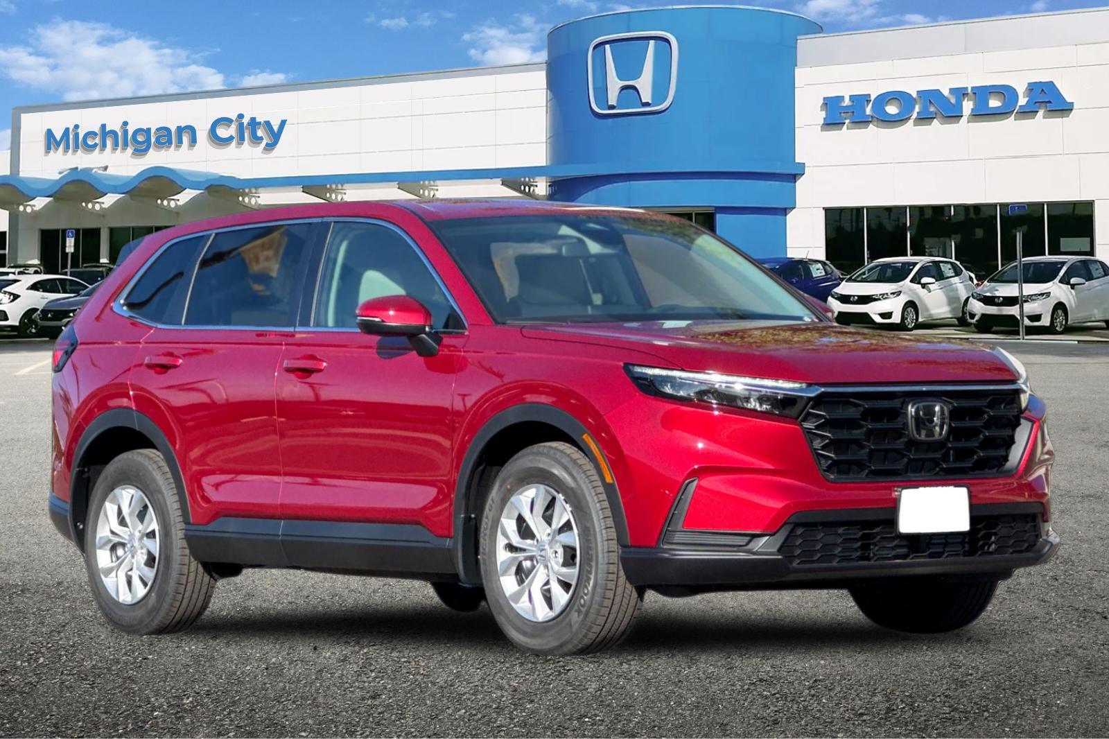 New 2026 Radiant Red Metallic Honda AWD LX image 7