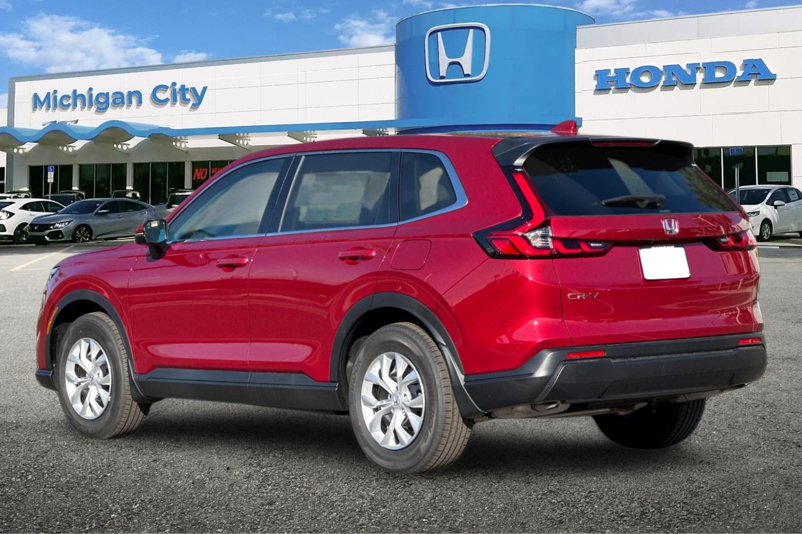 New 2026 Radiant Red Metallic Honda AWD LX image 3