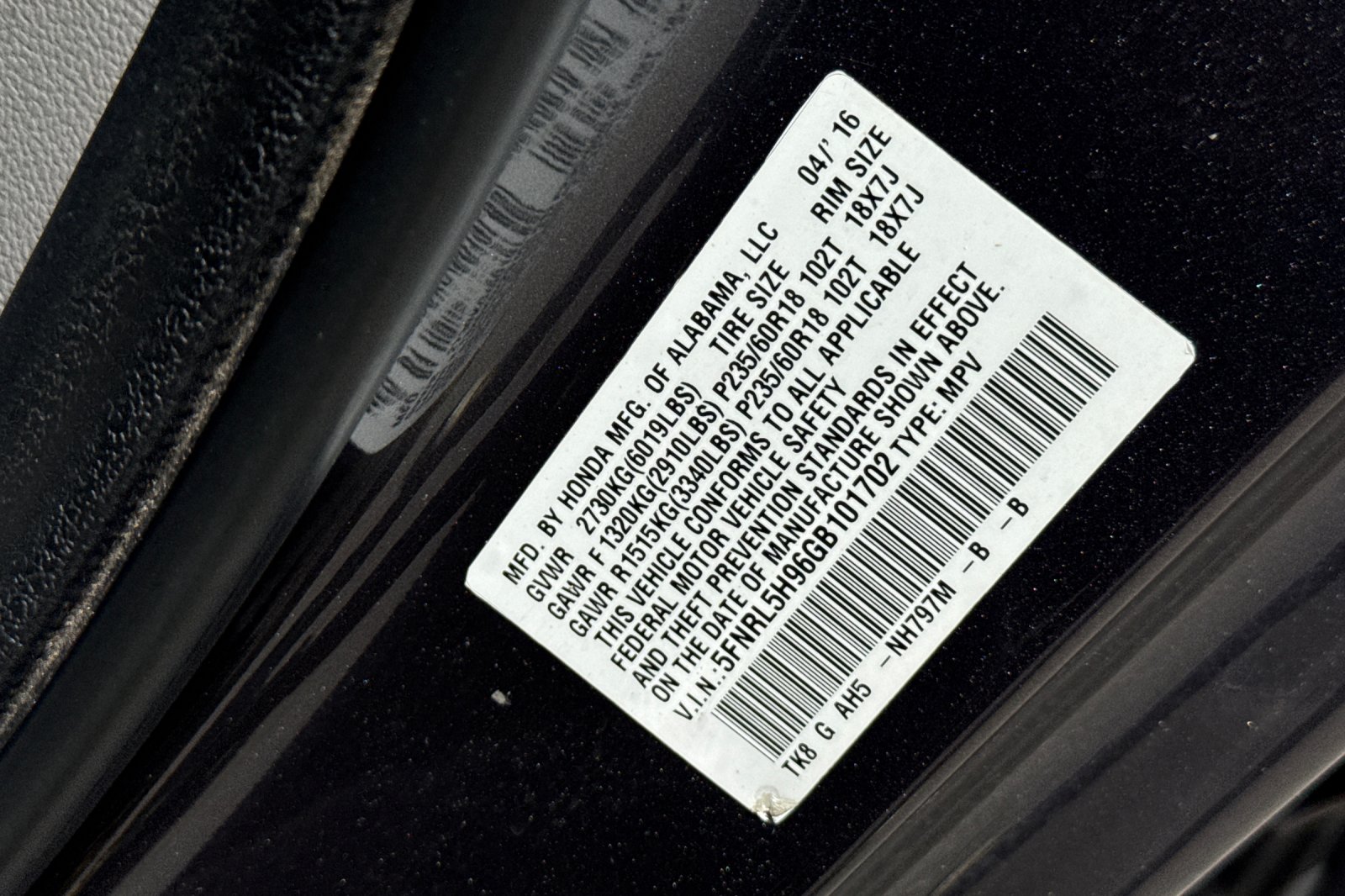 Certified Used 2016 Modern Steel Metallic Honda Touring Elite image 12