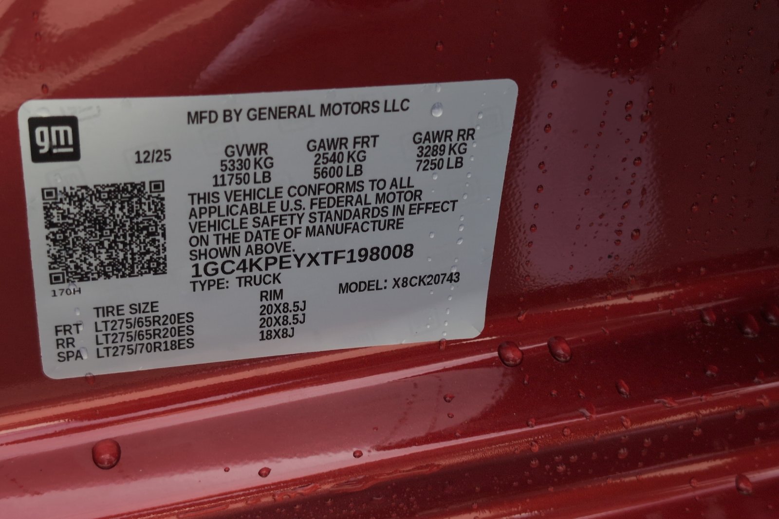 New 2026 Red Chevrolet LTZ image 29